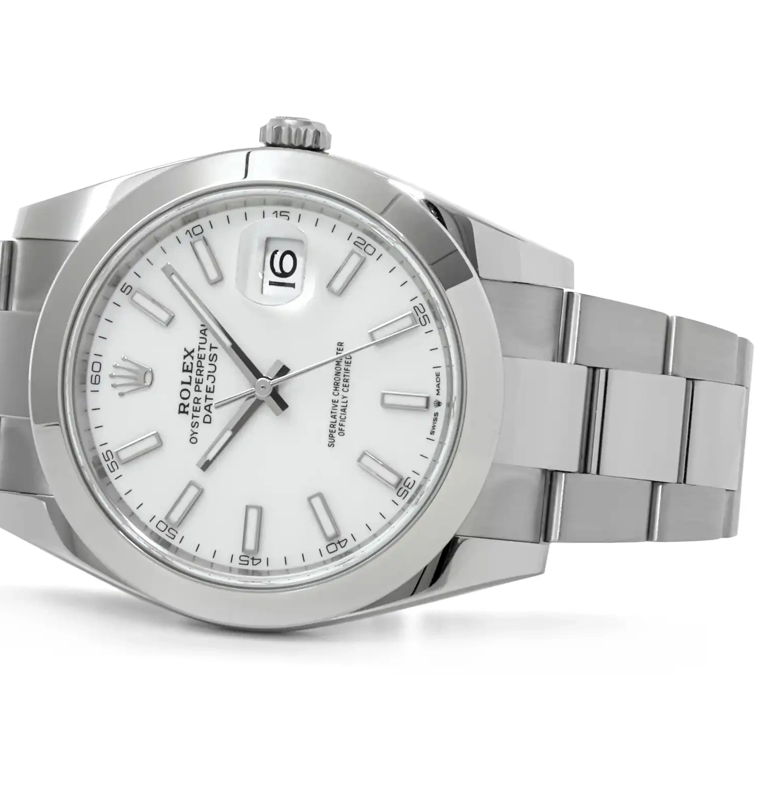 Prestigious Jewelers Datejust Steel Stainless 126300 Rolex 0708